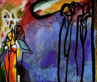 Wassily Kandinsky maleri Improvisation 19 (1910)